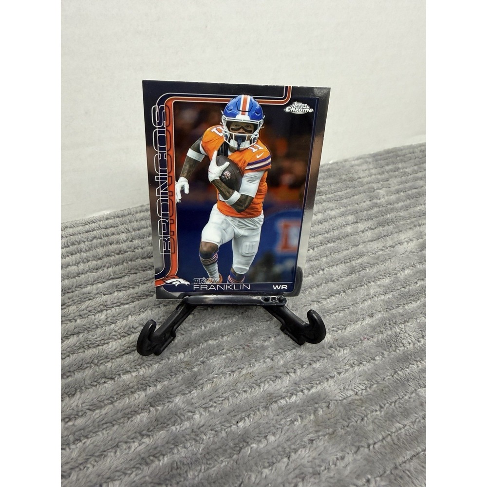 2025 topps chrome troy franklin